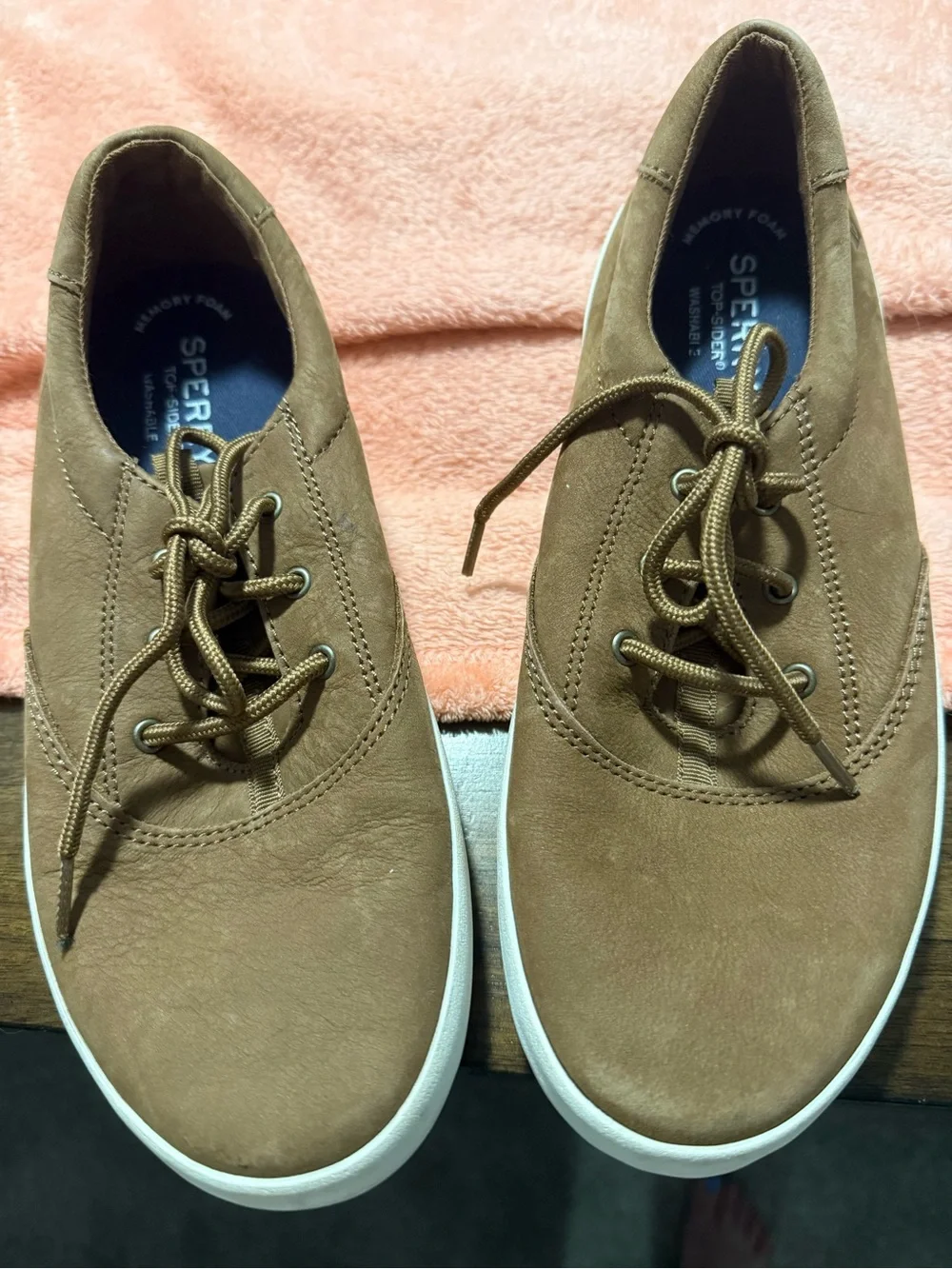 Sperry Big Kids Brown Leather Lace-Up Boat Shoes